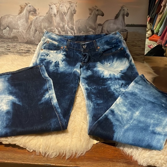Tie dyed Levi’s 501 jeans - Picture 6 of 8